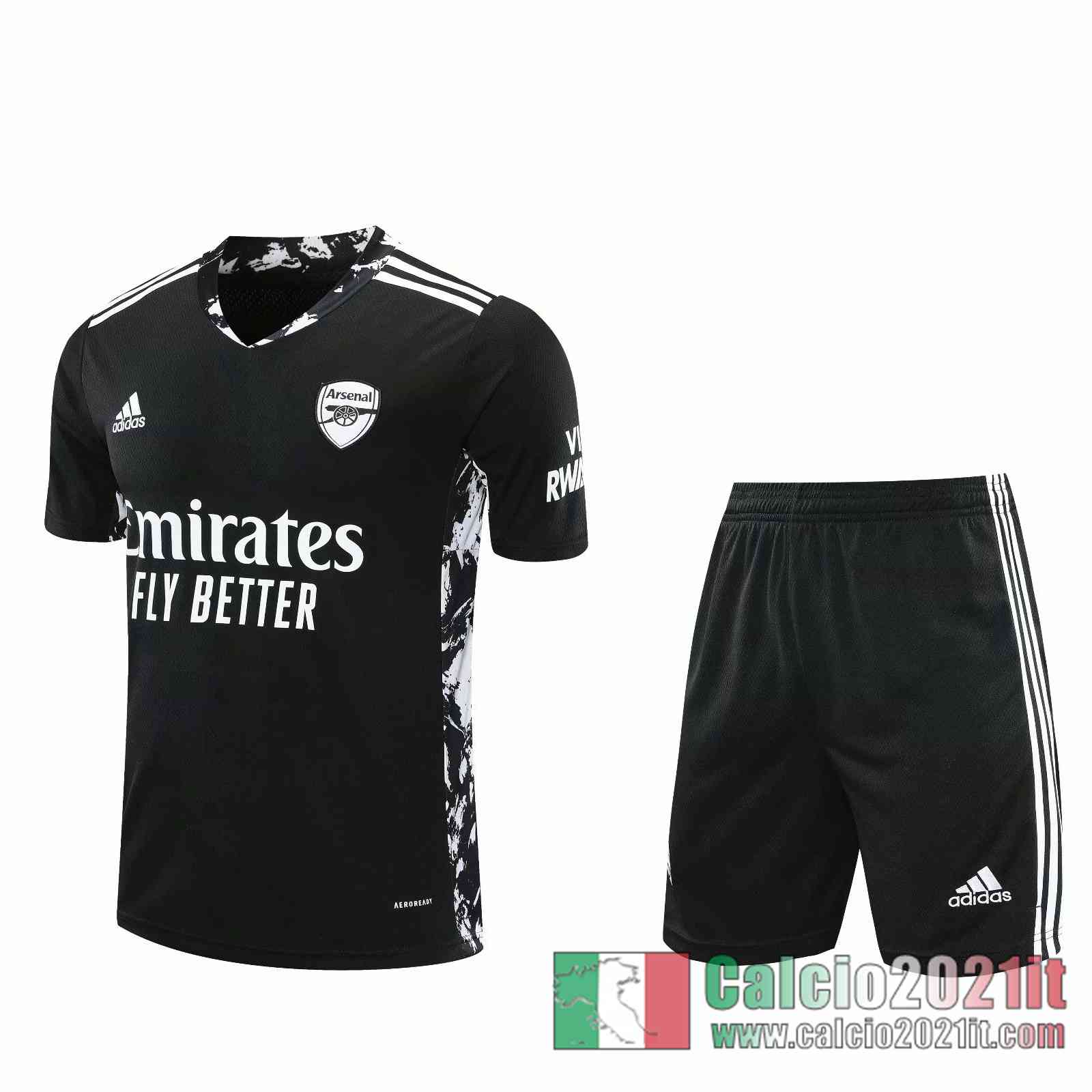 Arsenal Maglie Calcio Portiere nero 2020 2021