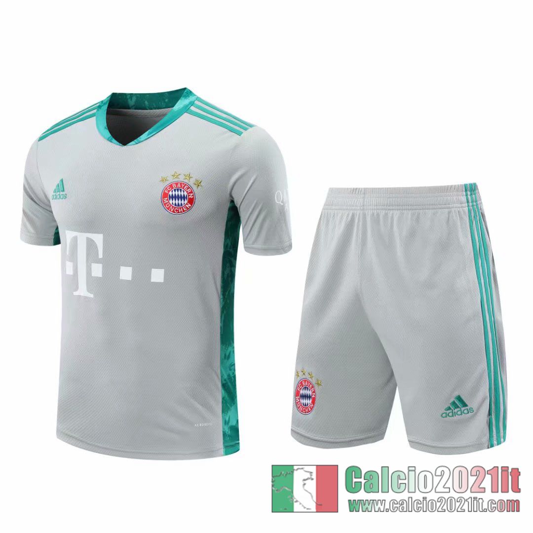 Bayern Maglie Calcio Portiere Grigio chiaro 2020 2021