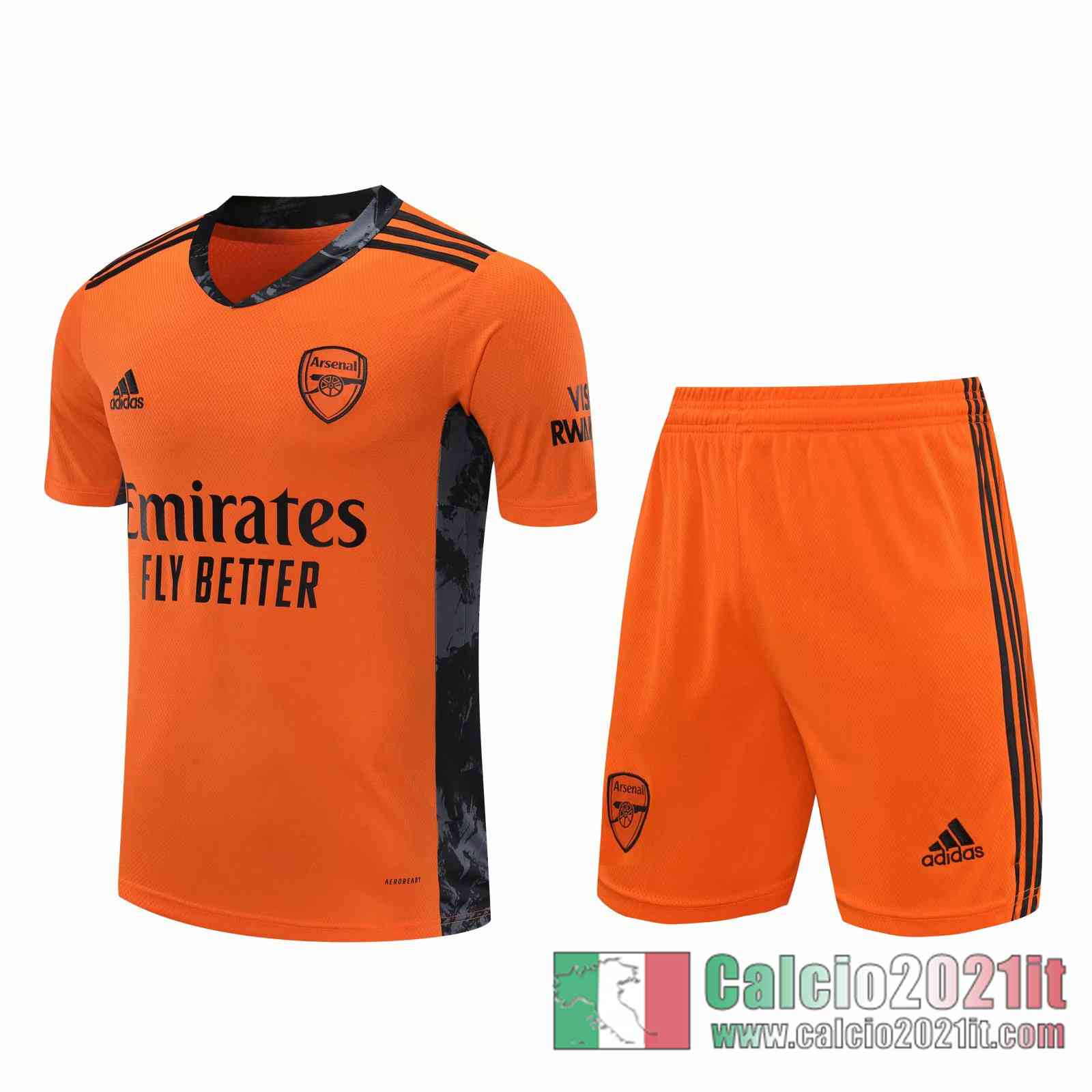 Arsenal Maglie Calcio Portiere arancia 2020 2021