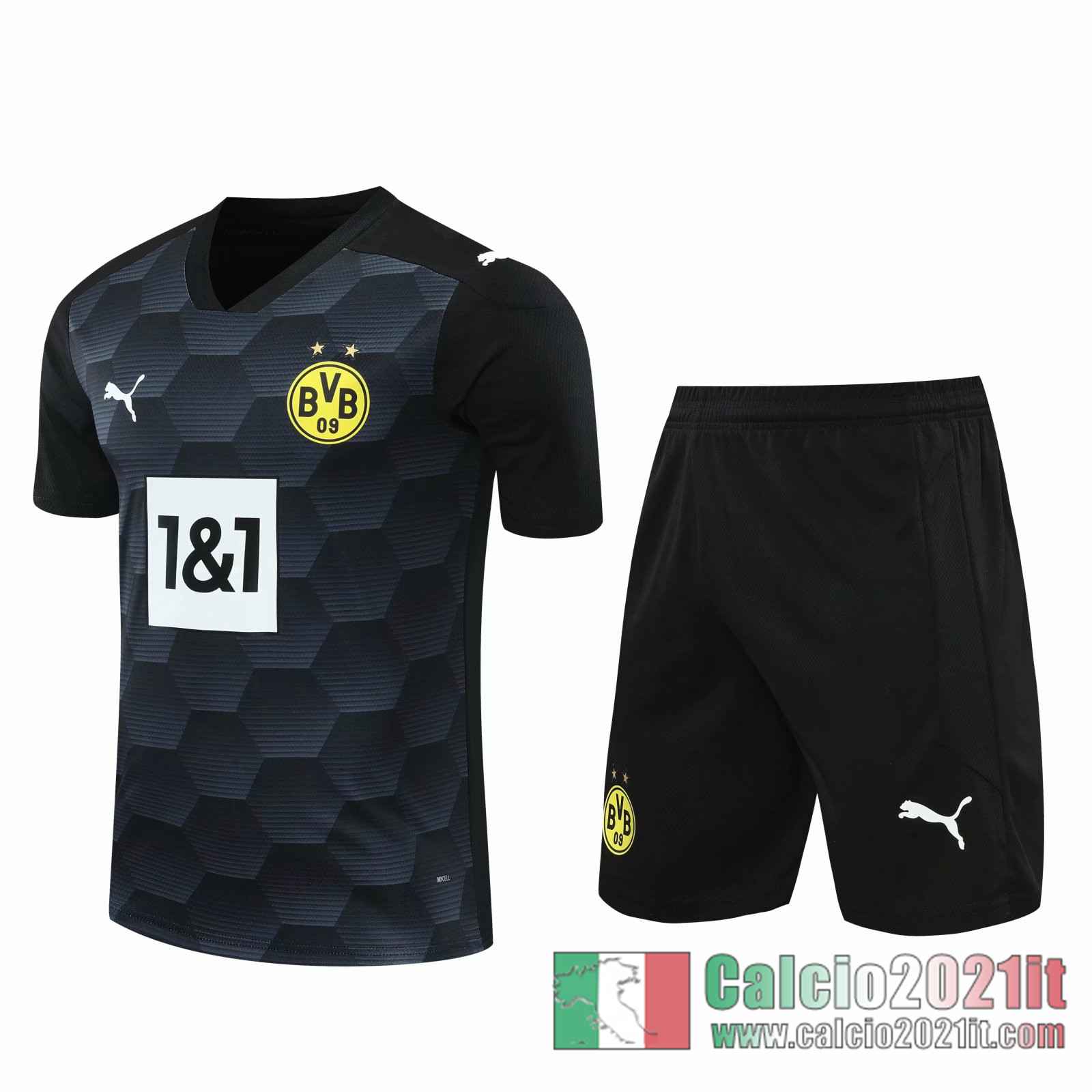 Dortmund Maglie Calcio Portiere nero 2020 2021