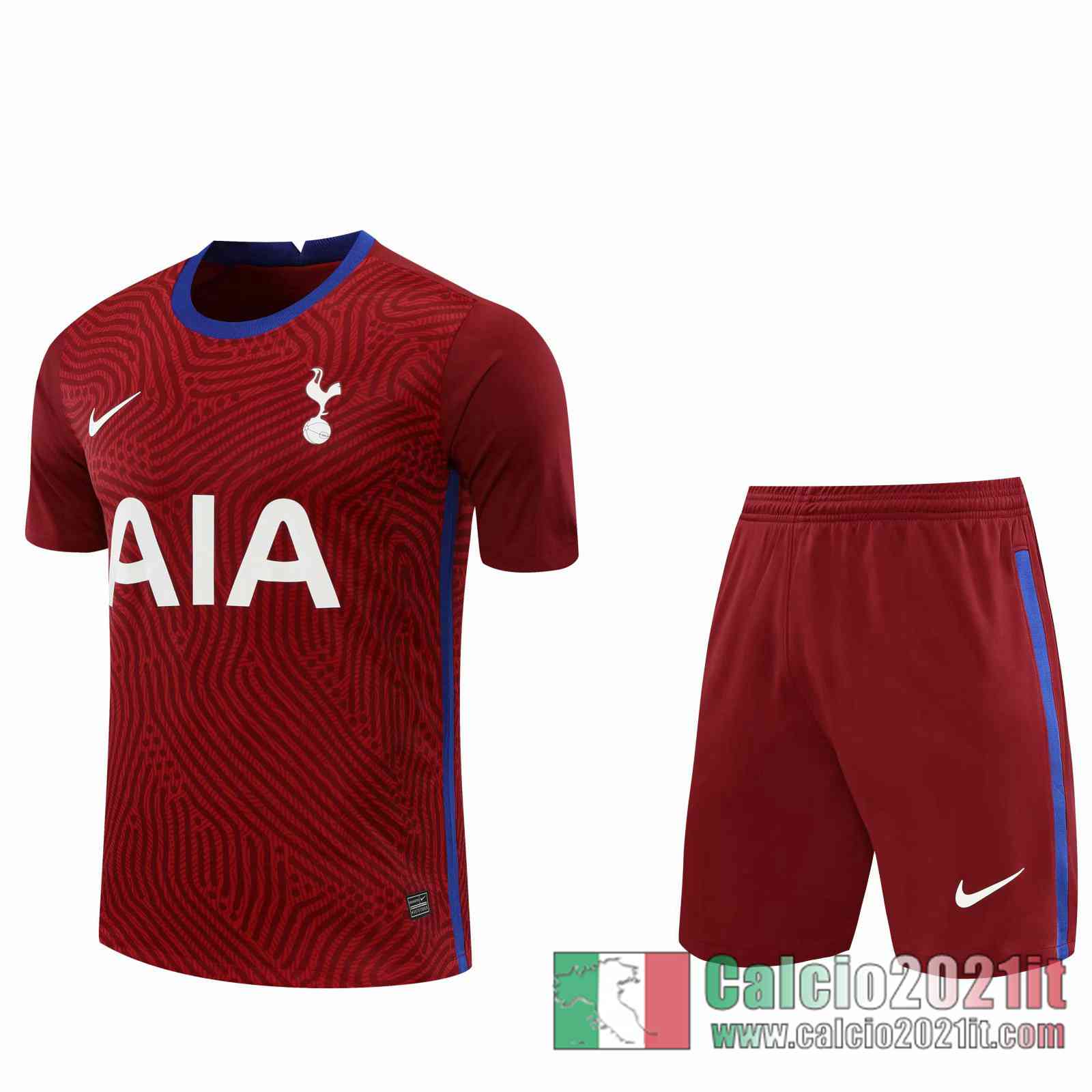 Tottenham Maglie Calcio Portiere Rosso scuro 2020 2021