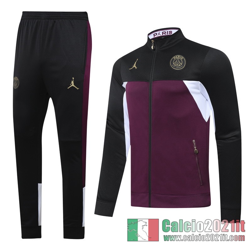 PSG Jordan Full-Zip Giacca Claret 2020 2021 J159