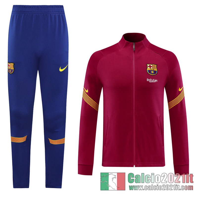 Barcellona Full-Zip Giacca red Formazione 2020 2021 J33