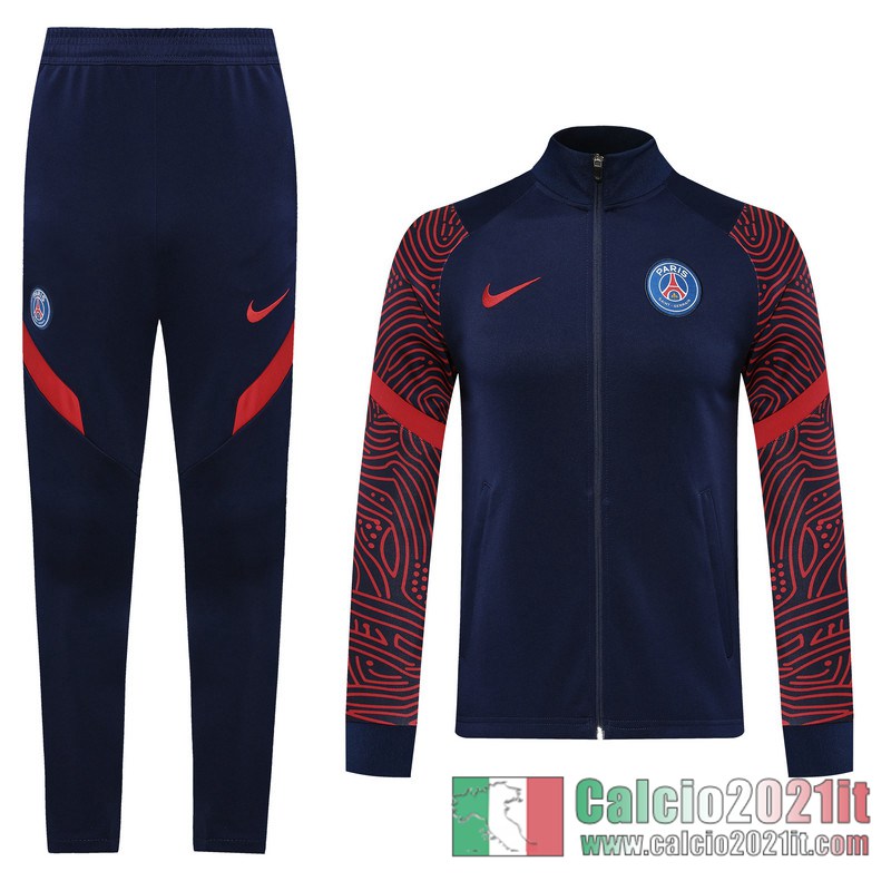 PSG Full-Zip Giacca Dark blue Formazione 2020 2021 J84