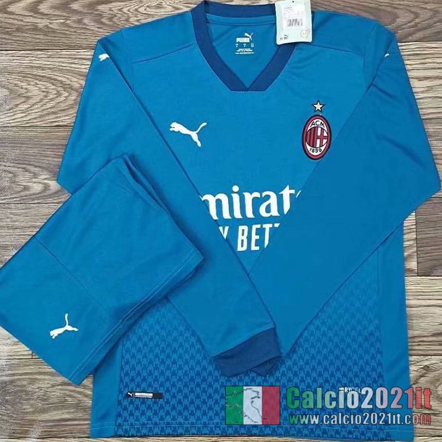 AC Milan Terza Maglie Calcio Manica Lunga 2020 2021