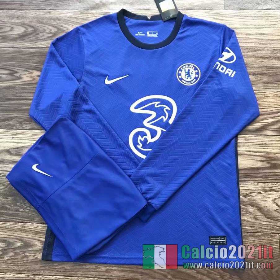 Chelsea Prima Maglie Calcio Manica Lunga 2020 2021