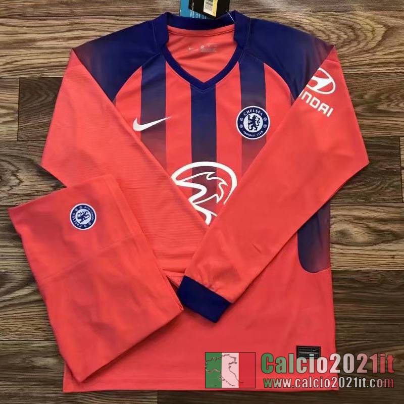 Chelsea Terza Maglie Calcio Manica Lunga 2020 2021