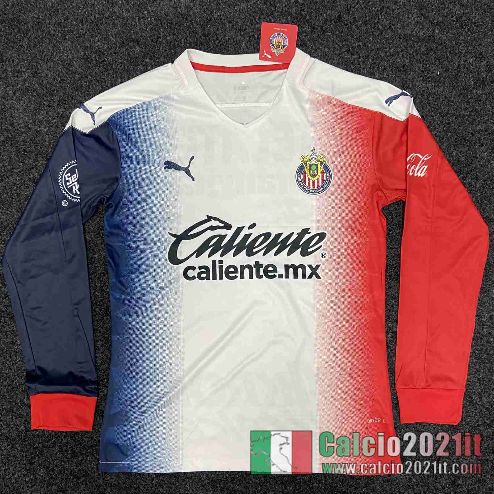 Chivas Seconda Maglia Calcio Manica Lunga 2020 2021