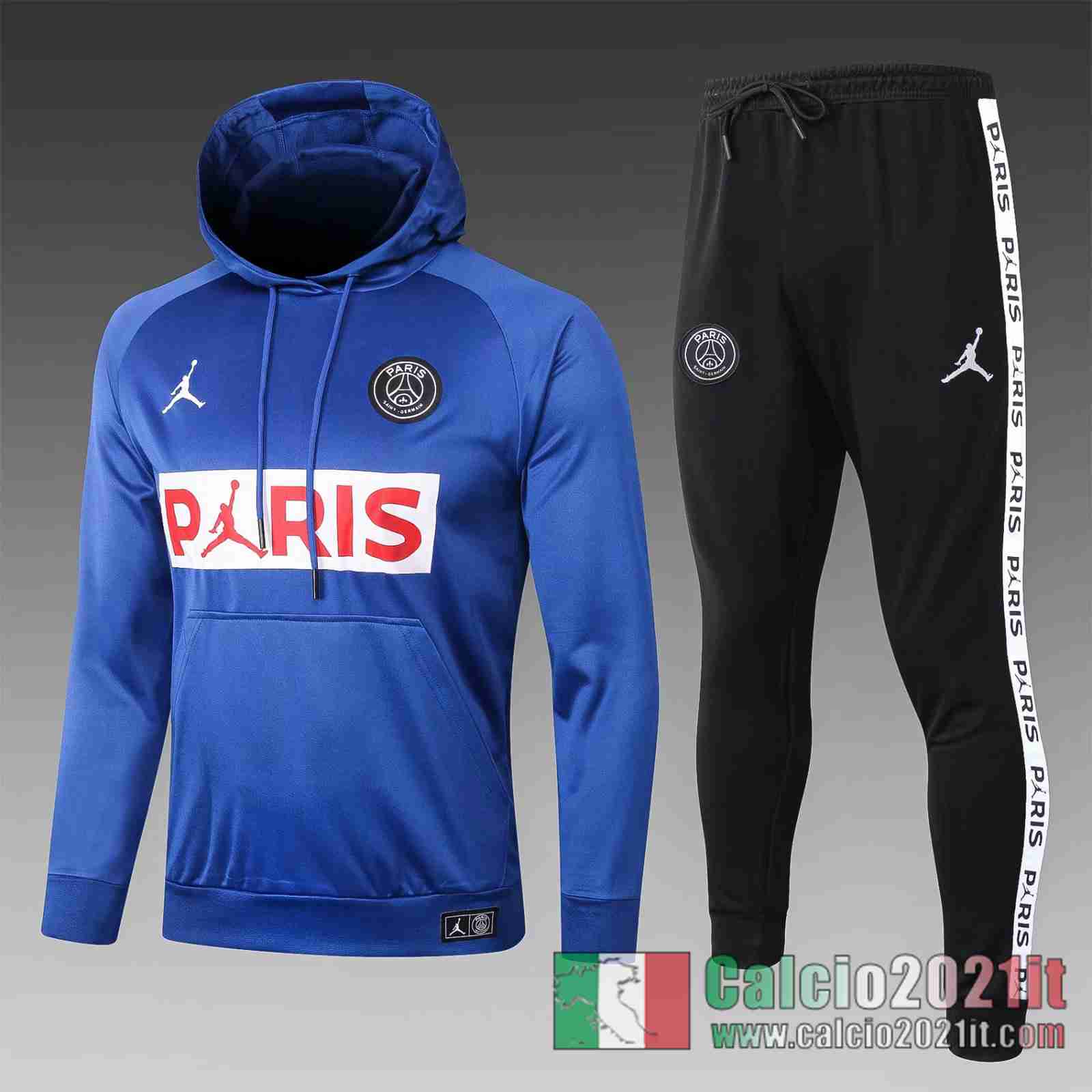 PSG Felpa Cappuccio blu 2020 2021 S12