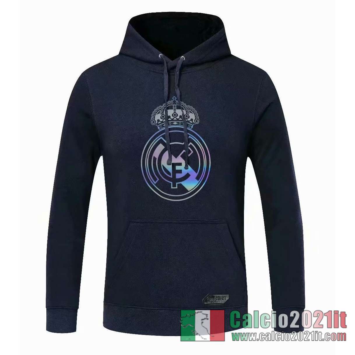 Real Madrid Felpa Cappuccio nero 2020 2021 S45