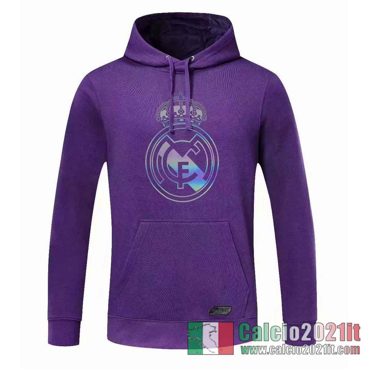 Real Madrid Felpa Cappuccio viola 2020 2021 S49