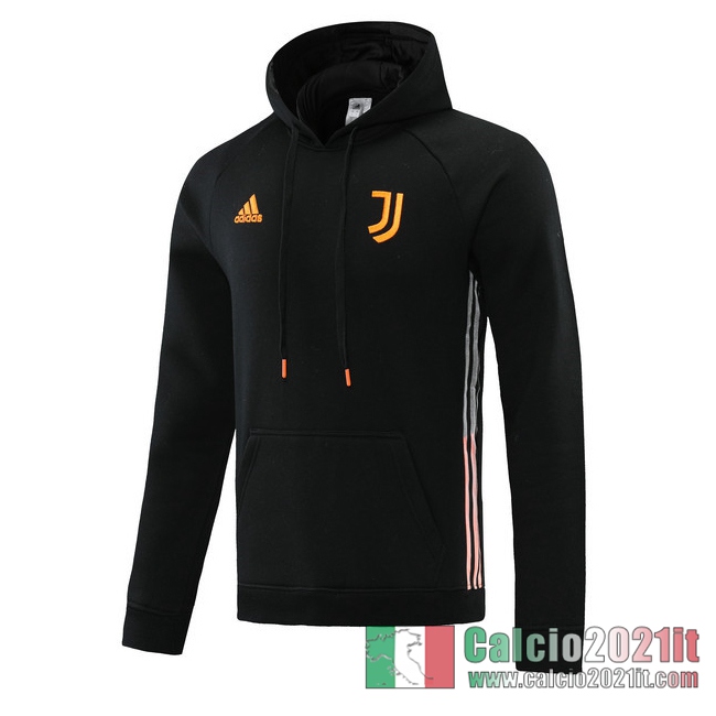 Juventus Felpa Cappuccio nero 2020 2021 S75