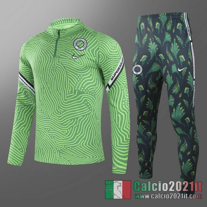 Nigeria Tuta Calcio Uomo Verde chiaro 2020 2021 T77