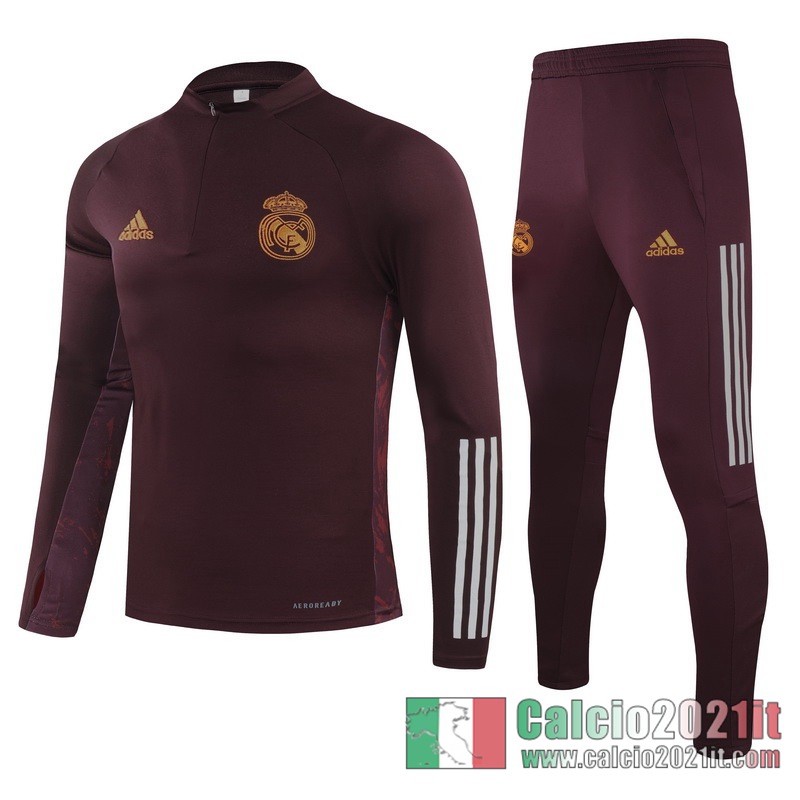 Real Madrid Tuta Calcio Bambini Claret Champions League 2020 2021 TK52