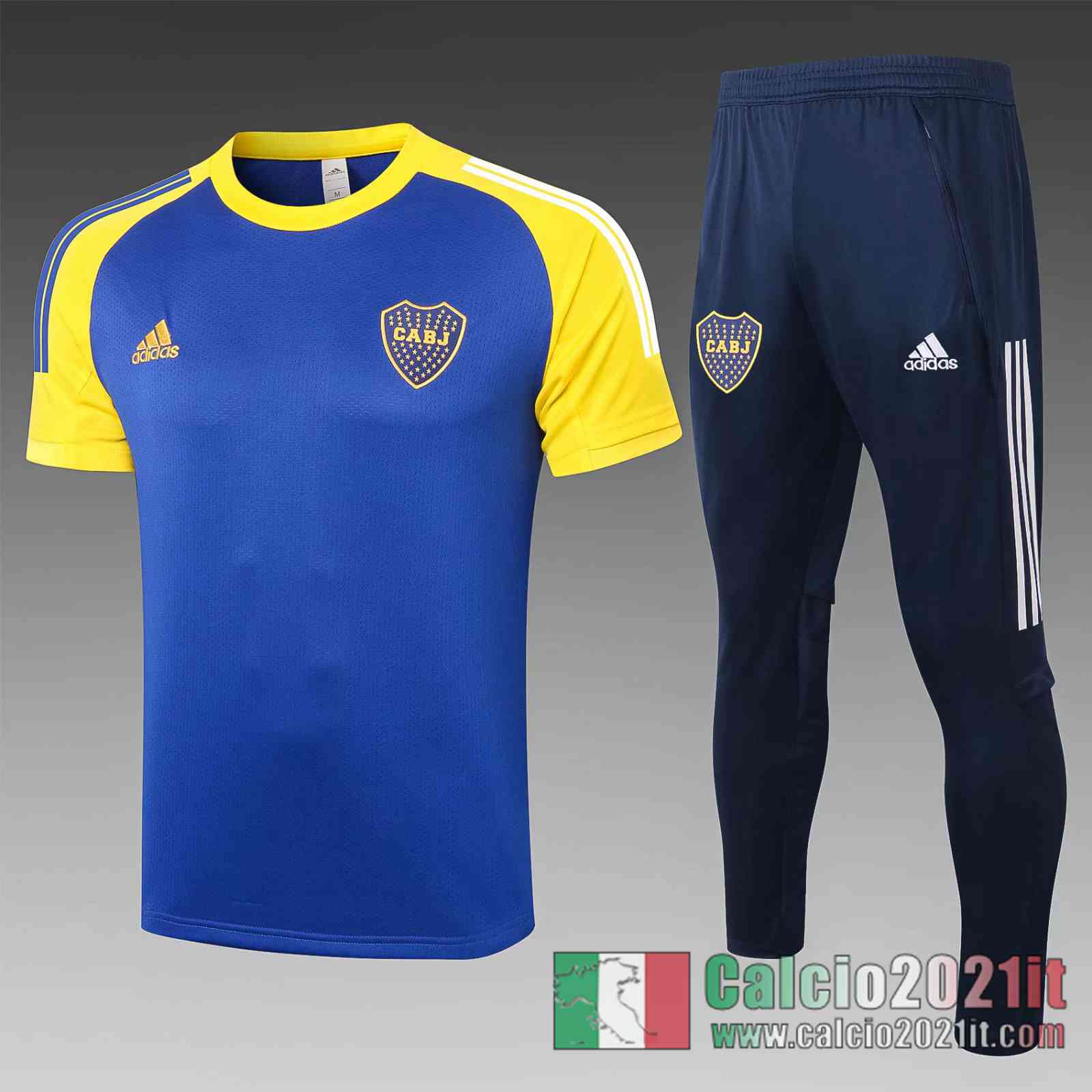 Boca Magliette Tuta Calcio zaffiro 2020 2021 T109