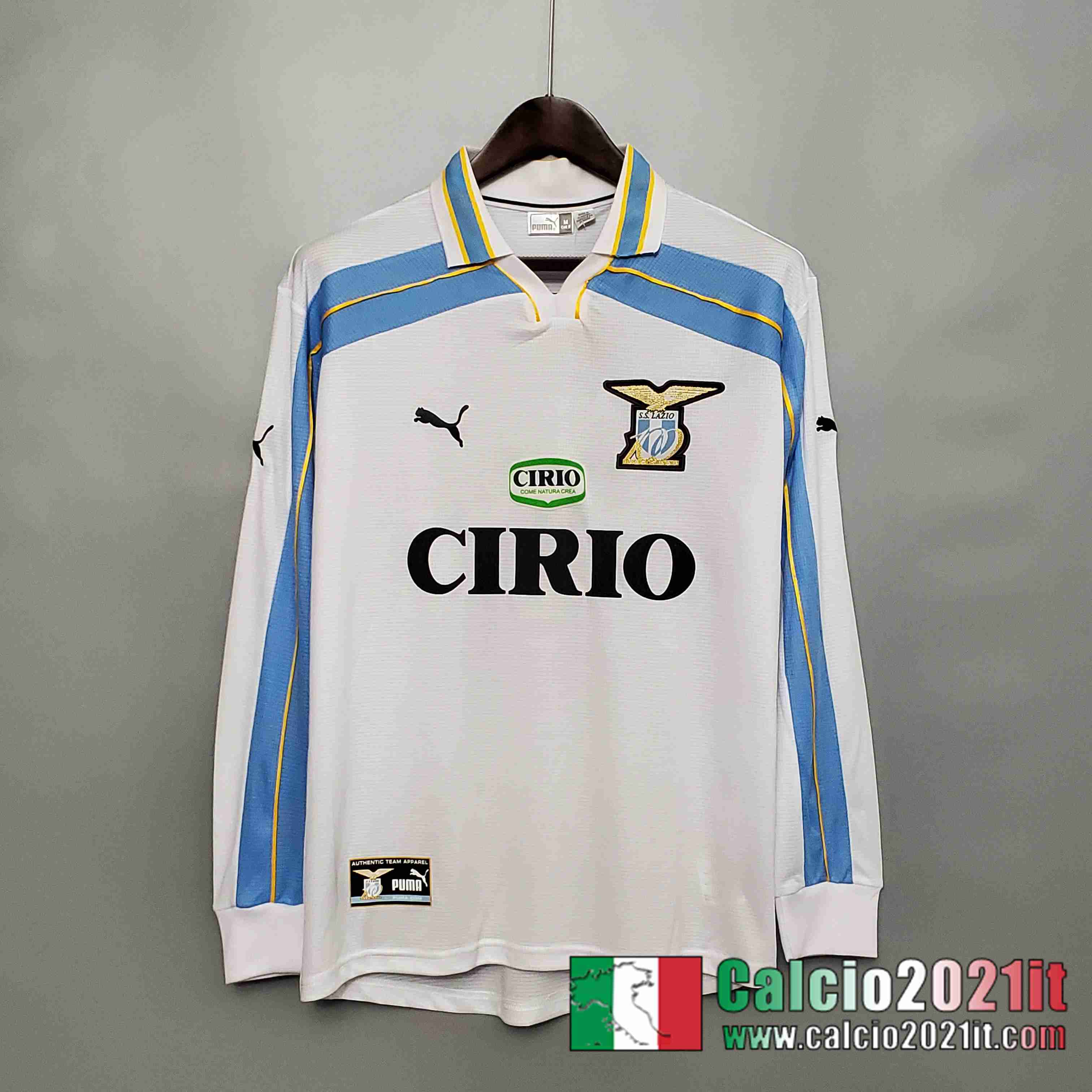 Retro Maglia Calcio 00/01 Lazio Manica Lunga Seconda