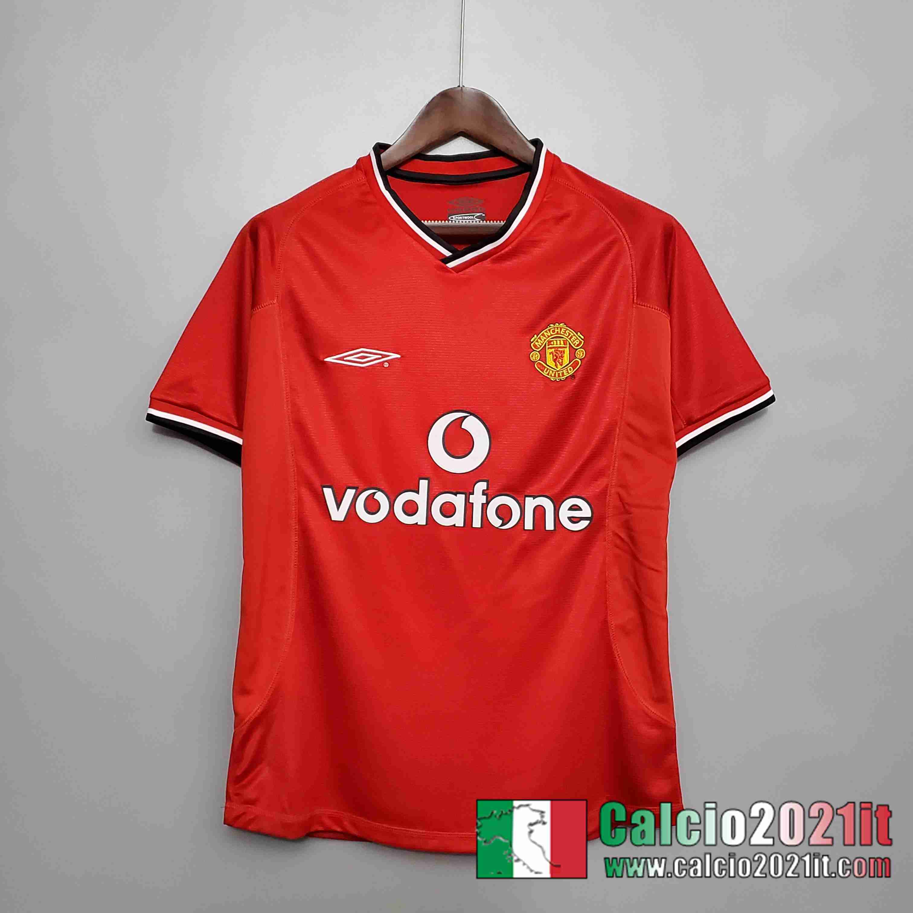 Retro Maglia Calcio 00/01 Manchester United Prima