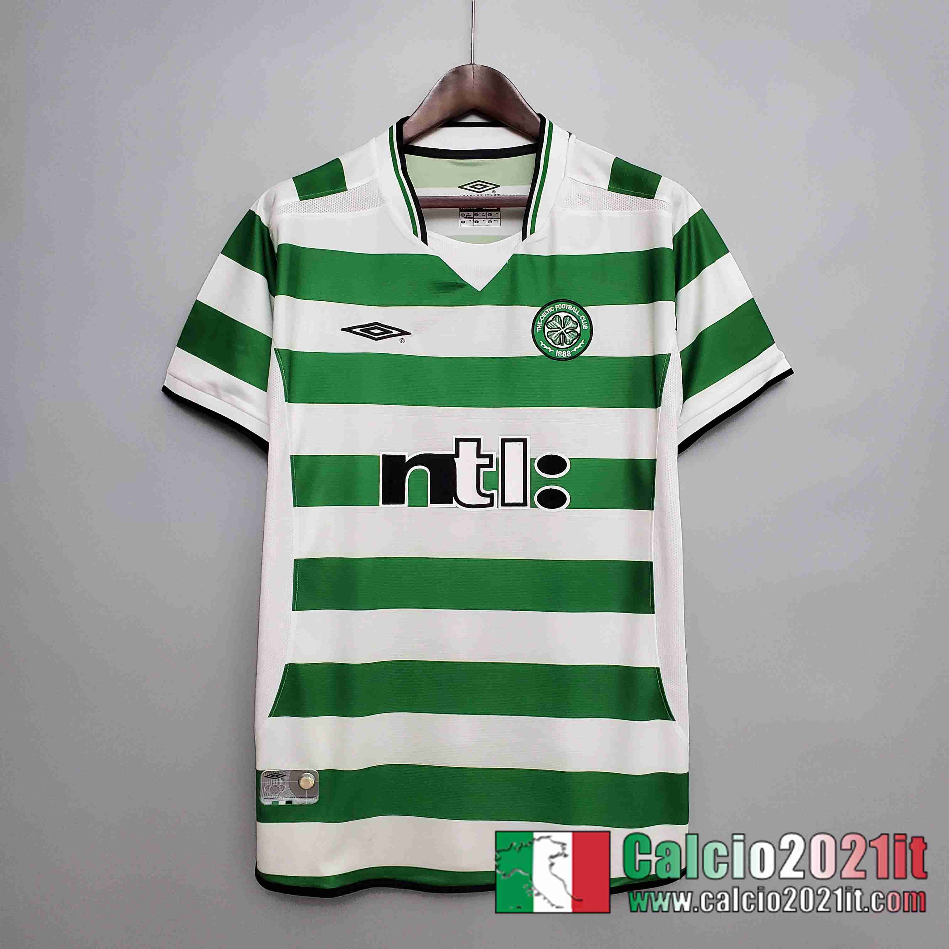 Retro Maglia Calcio 01/03 Celtic Prima