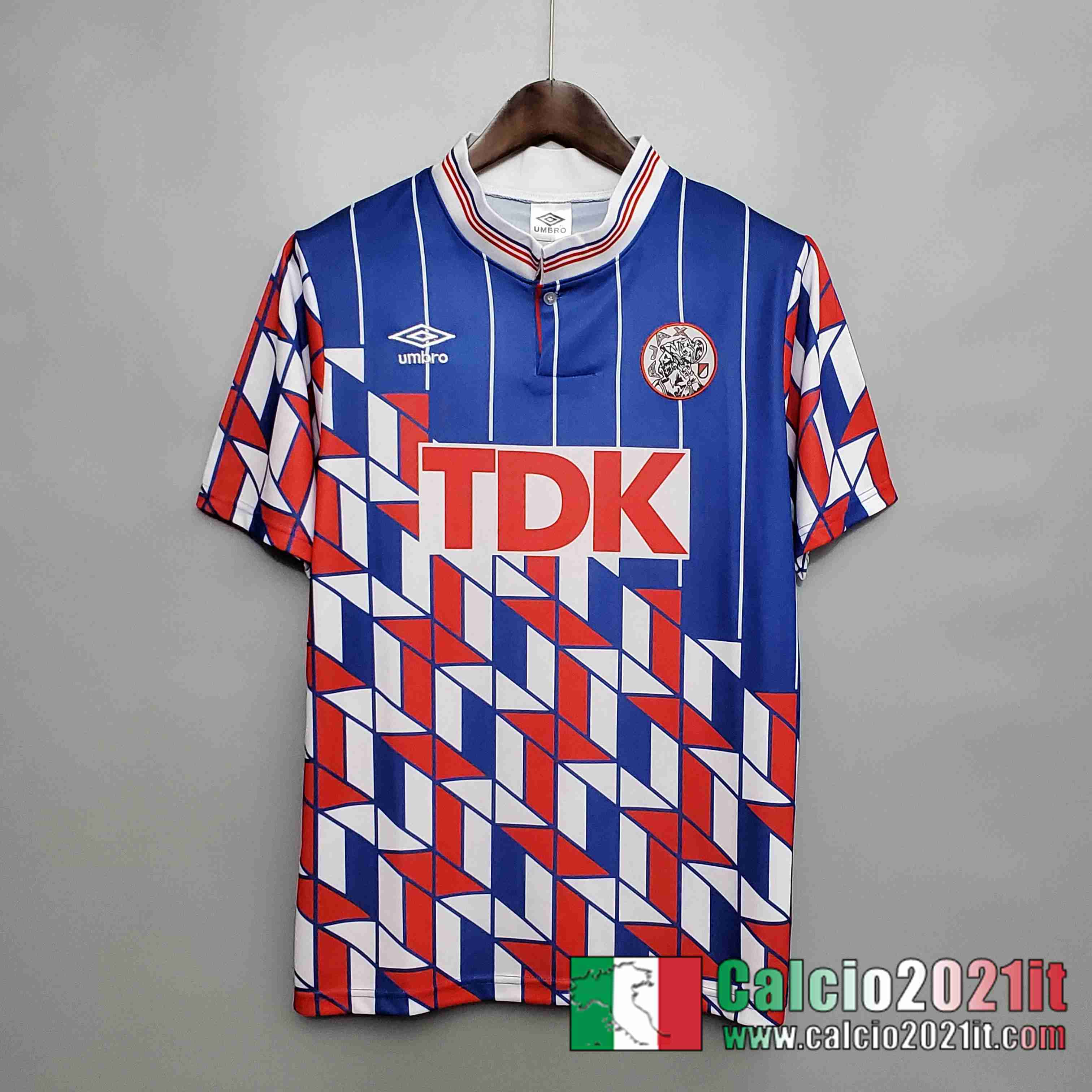 Retro Maglia Calcio 1990 Ajax Seconda