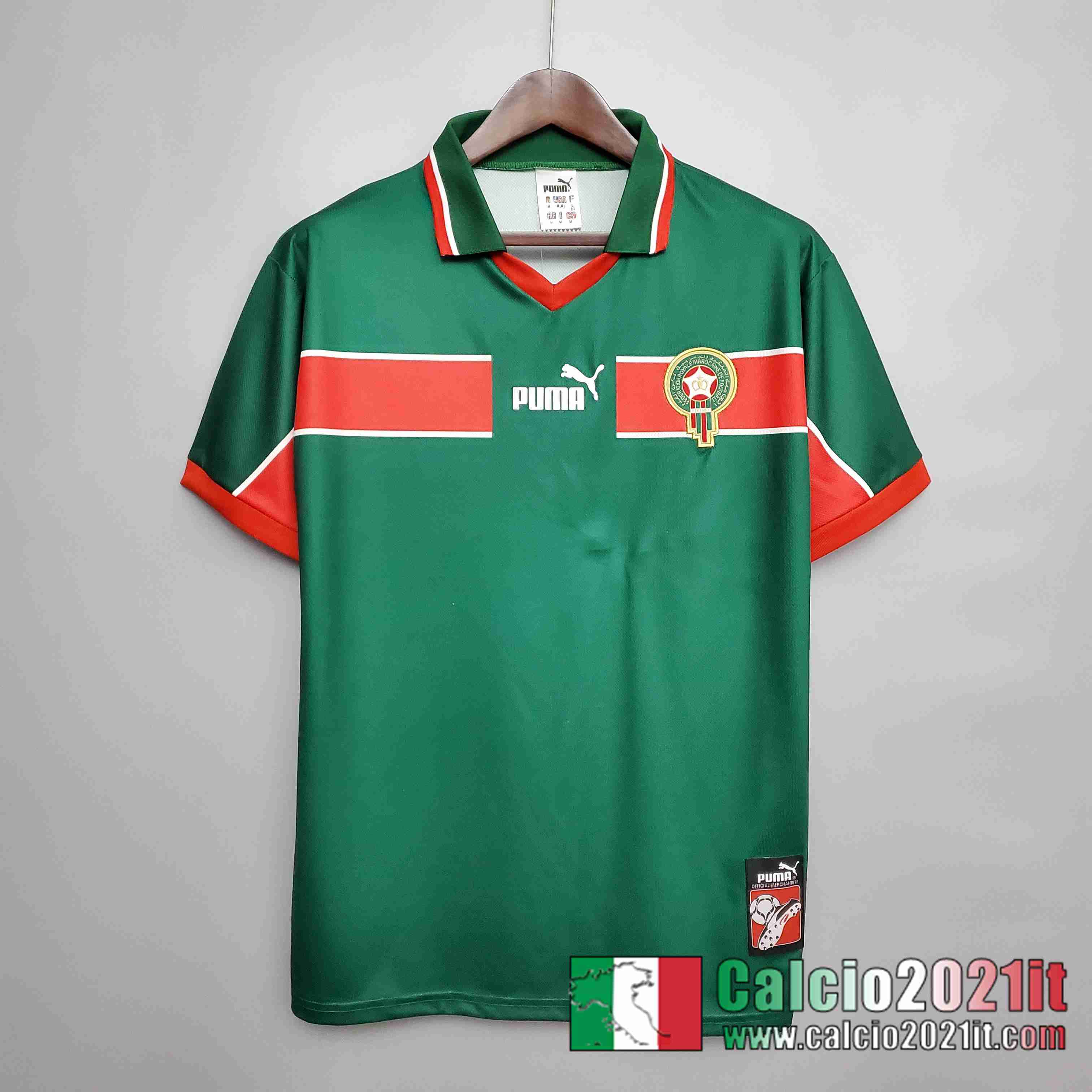 Retro Maglia Calcio 1998 Morocco Prima