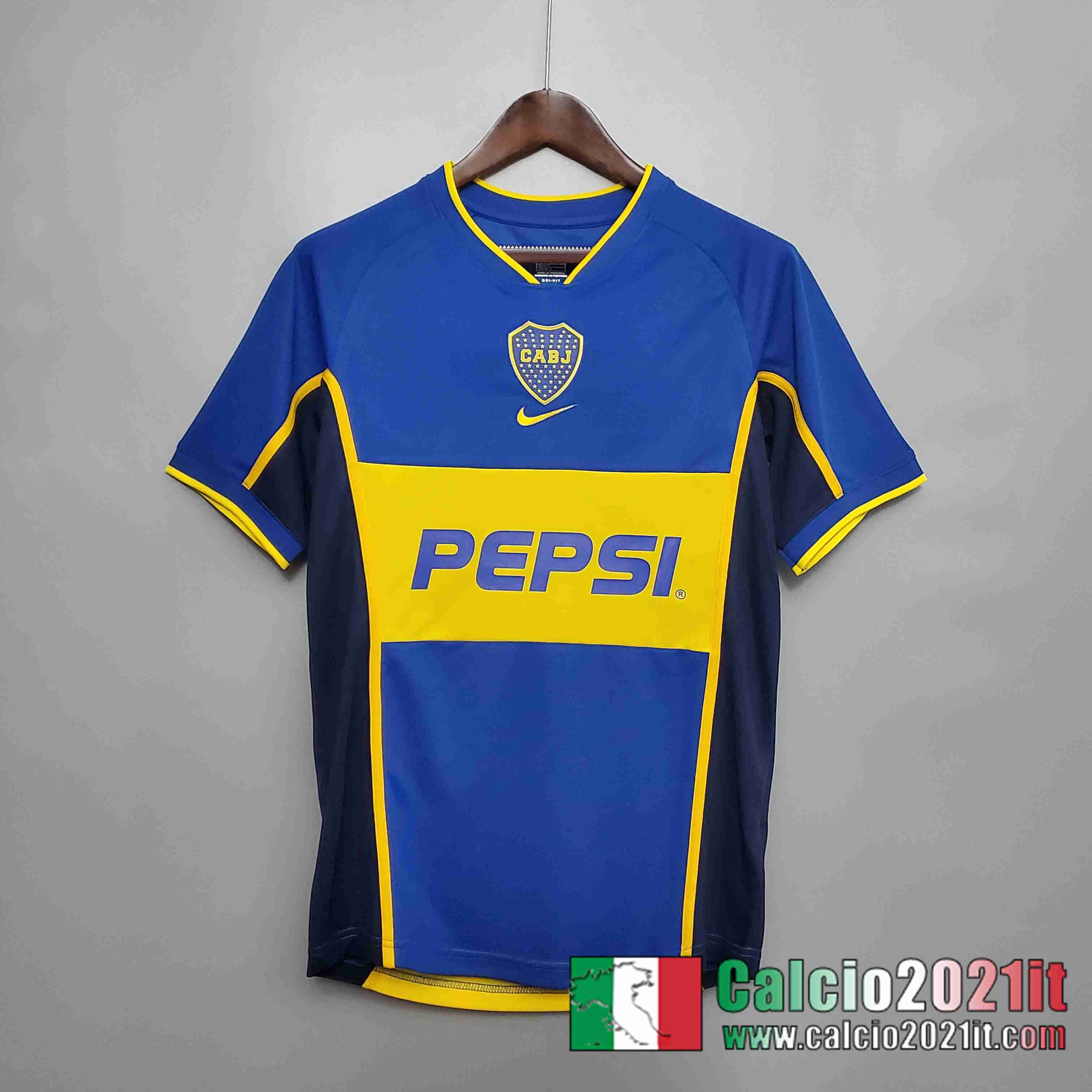 Retro Maglia Calcio Boca Juniors 2002 Prima