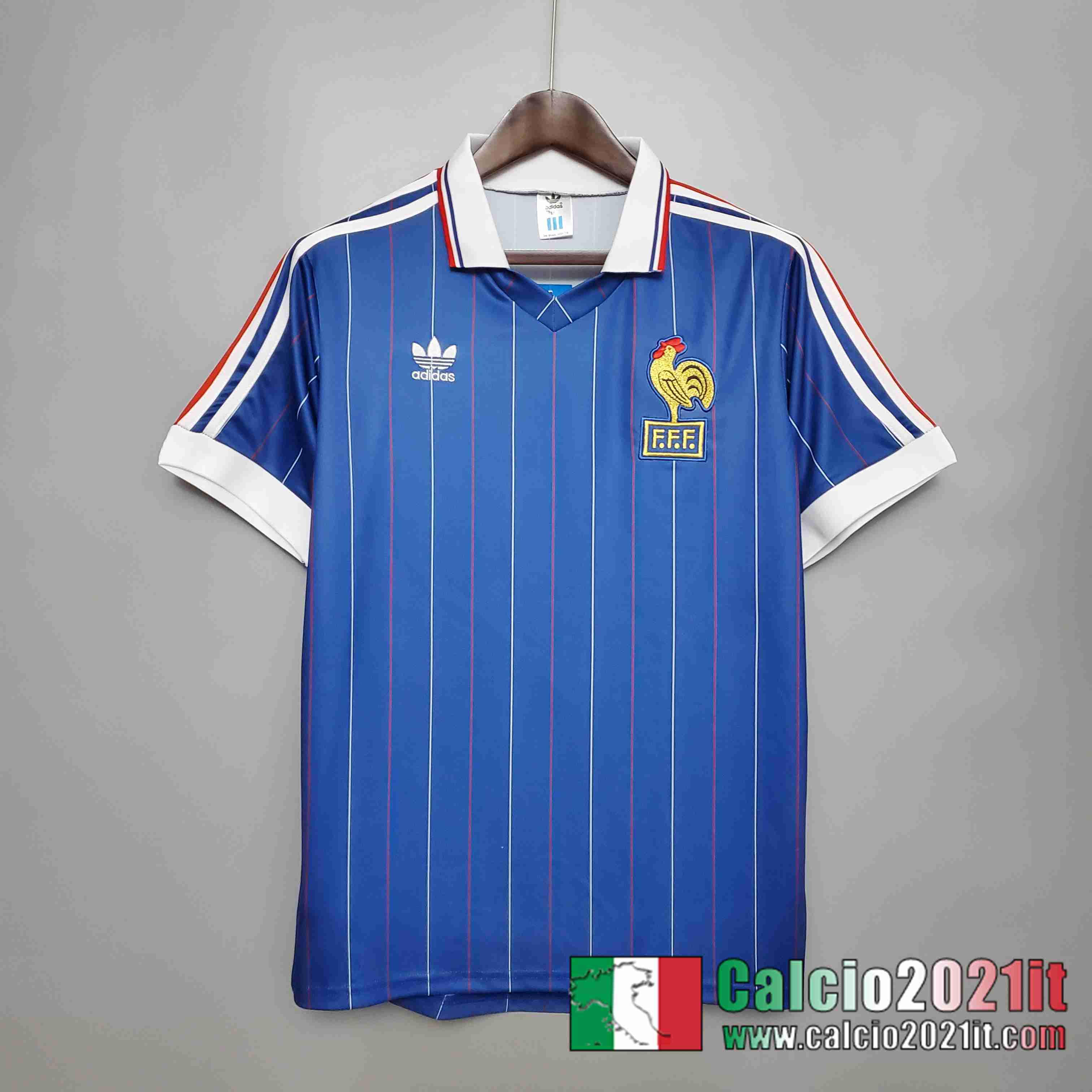 Retro Maglia Calcio Francia 1982 Prima