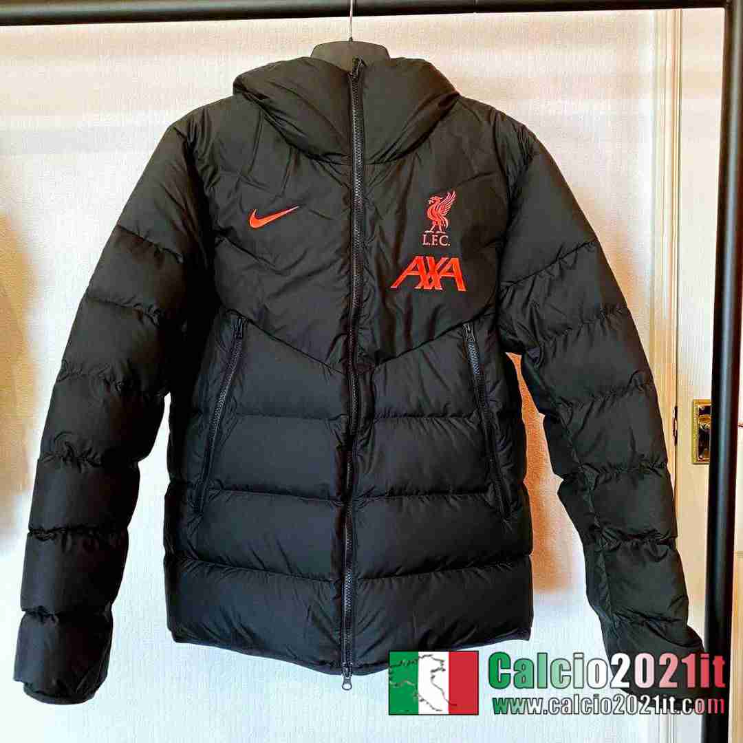 Liverpool Piumino Calcio H0005 Nero 2020 2021