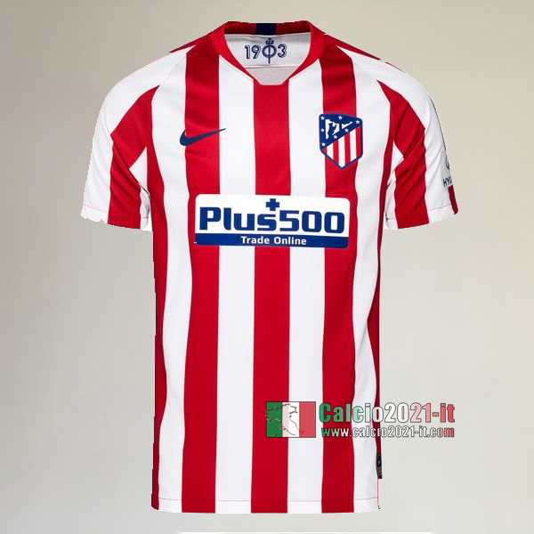 Prima Maglia Calcio Nuove Del Atletico Madrid Uomo 2019-2020 Personalizzate