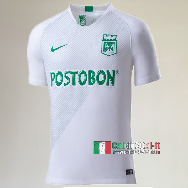 Seconda Maglia Calcio Nuova Del Atletico Nacional Uomo 2019-2020 Personalizzata