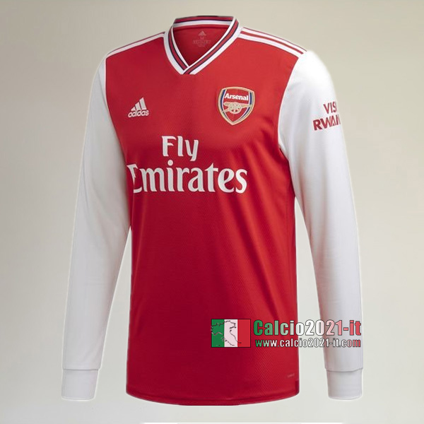 Prima Maglia Calcio Manica Lunga Nuova Del Arsenal Uomo 2019-2020 Personalizzata