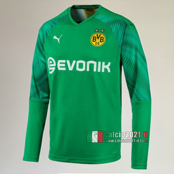 Maglia Calcio Portiere Nuove Del Borussia Dortmund Uomo Verde 2019-2020 Personalizzate