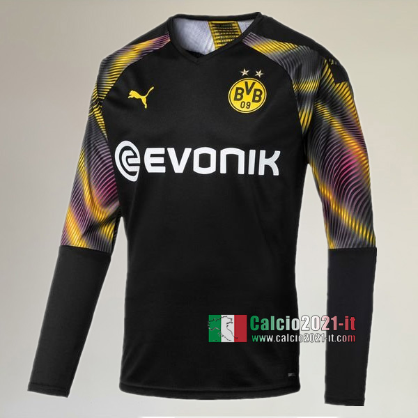 Maglia Calcio Portiere Nuove Del Borussia Dortmund Uomo Nera 2019-2020 Personalizzata