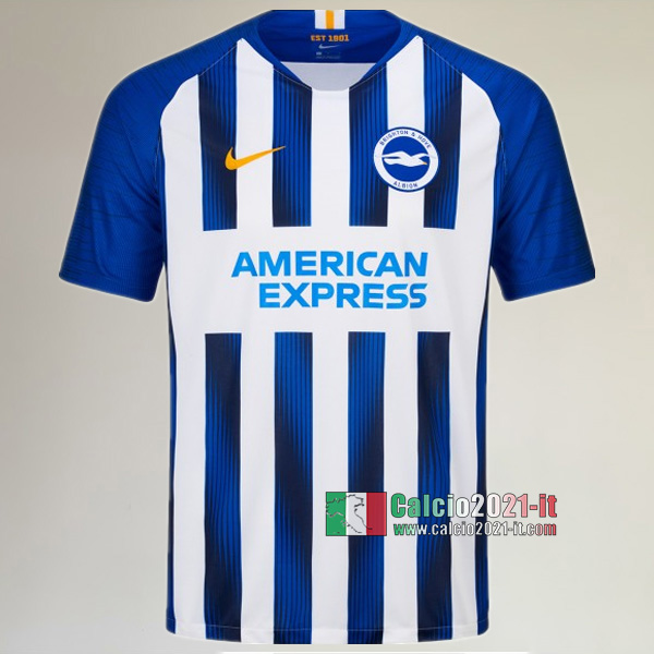 Prima Maglia Calcio Nuove Del FC Brighton Uomo 2019-2020 Personalizzate