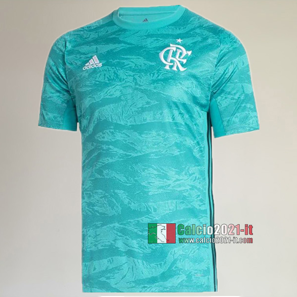 Maglia Calcio Portiere Nuova Del Flamengo FC Uomo Azzurra 2019-2020 Personalizzata