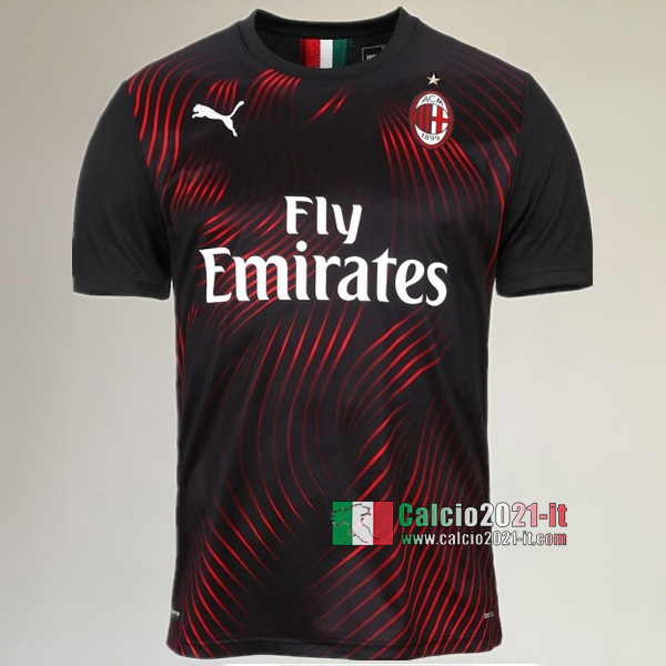 Terza Maglia Calcio Nuova Del AC Milan Uomo 2019-2020 Personalizzata