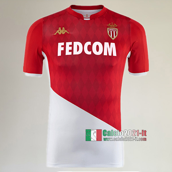 Prima Maglia Calcio Nuove Del AS Monaco Uomo 2019-2020 Personalizzata