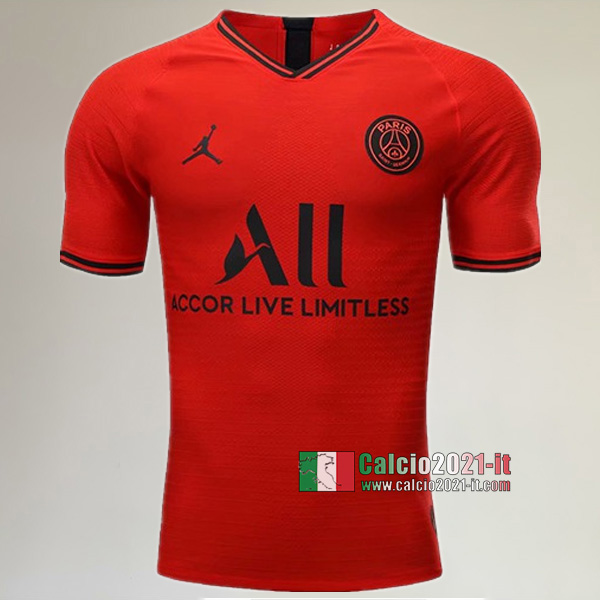 Maglia Calcio Nuova Del Paris Saint Germain-PSG Uomo Rossa 2019-2020 Personalizzazione