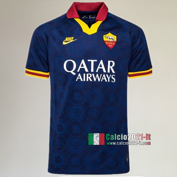 Terza Maglia Calcio Nuova Del AS Roma Uomo 2019-2020 Personalizzata