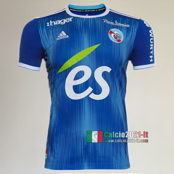 Prima Maglia Calcio Nuova Del Rc Strasbourg Uomo 2019-2020 Personalizzazione