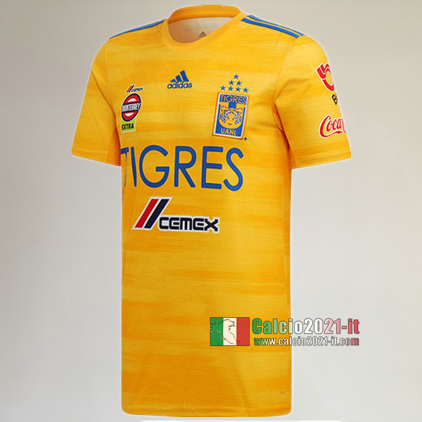 Prima Maglia Calcio Nuova Del Tigres Uanl Uomo 2019-2020 Personalizzazione