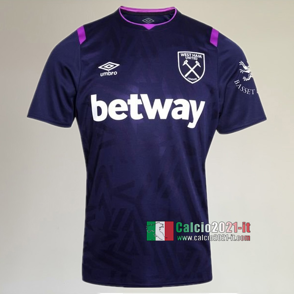 Terza Maglia Calcio Nuove Del West Ham United Uomo 2019-2020 Personalizzata