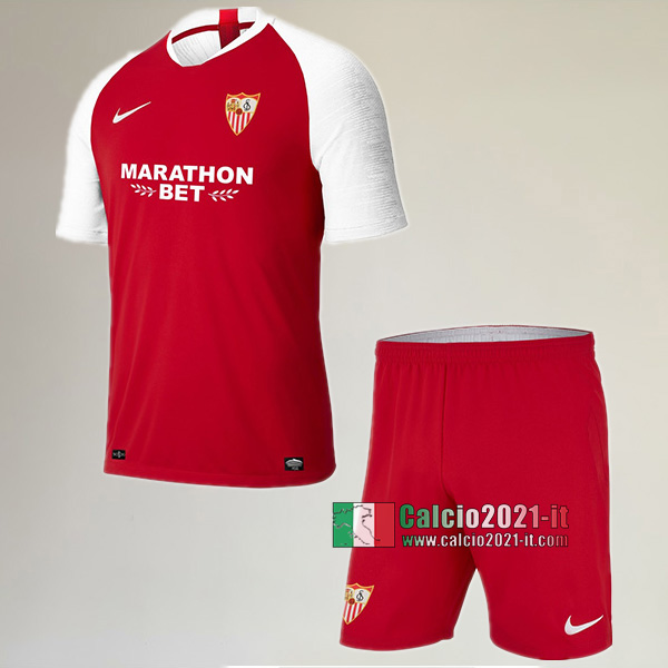 Prima Maglia Nuova Del Sevilla FC Bambini 2019-2020 Personalizzata