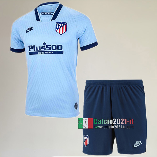 Terza Maglia Nuova Del Atletico Madrid Bambini 2019-2020 Personalizzata