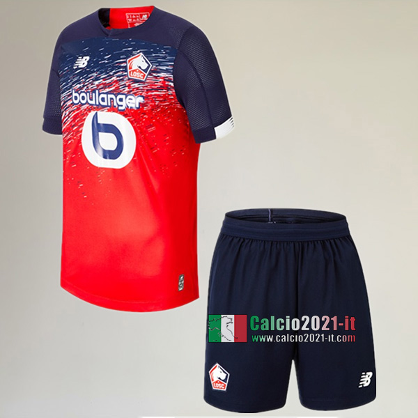 Prima Maglia Nuove Del Lille Osc Bambini 2019-2020 Personalizzata