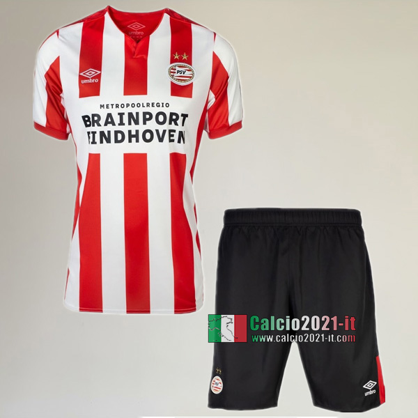 Prima Maglia Nuove Del Psv Eindhoven Bambini 2019-2020 Personalizzate