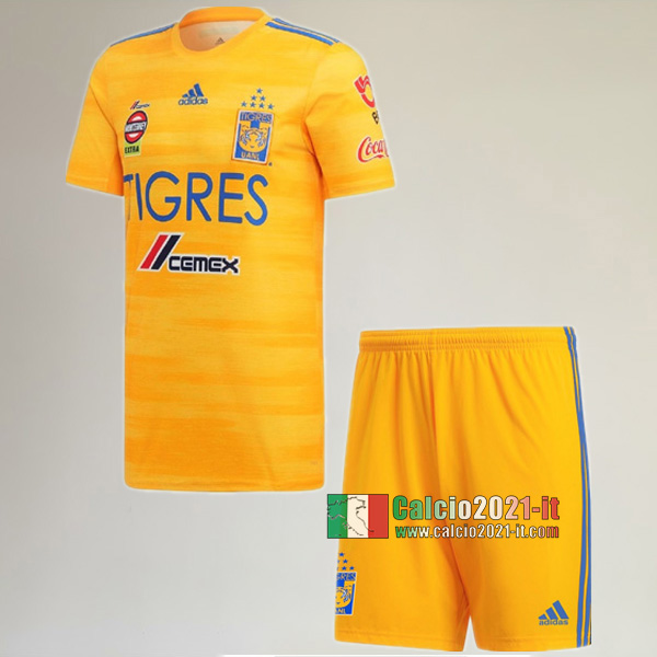 Prima Maglia Nuove Del Tigres Uanl Bambini 2019-2020 Personalizzate