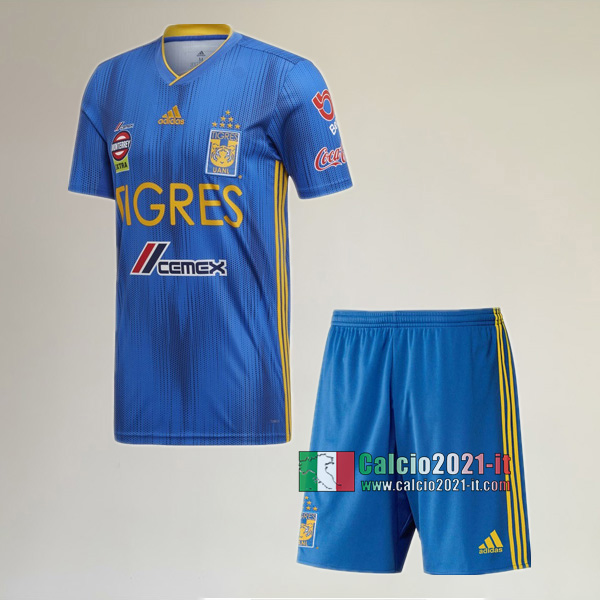 Seconda Maglia Nuova Del Tigres Uanl Bambini 2019-2020 Personalizzata