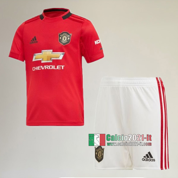 Prima Maglia Nuova Del Manchester United Bambini 2019-2020 Personalizzazione