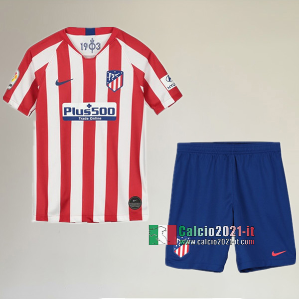 Prima Maglia Nuova Del Atletico Madrid Bambini 2019-2020 Personalizzata