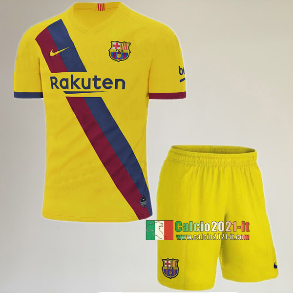 Seconda Maglia Nuove Del FC Barcellona Bambini 2019-2020 Personalizzata